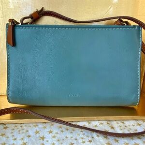 Fossil Leather Crossbody Bag